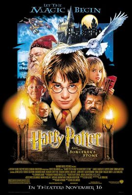 Poster phim Harry Potter và Hòn đá Phù thủy – Harry Potter and the Sorcerer’s Stone (2001)
