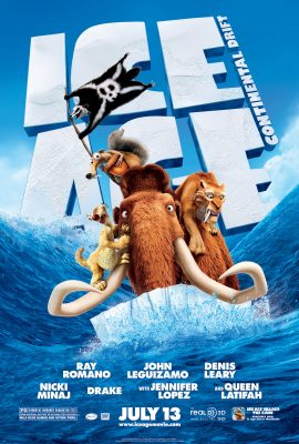 Poster phim Kỷ Băng Hà 4: Lục Địa Trôi Dạt – Ice Age: Continental Drift (2012)