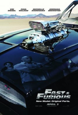 Poster phim Quá Nhanh Quá Nguy Hiểm 4 – Fast & Furious (2009)