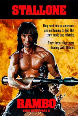 Poster phim Rambo: Đổ Máu Phần 2 – Rambo: First Blood Part II (1985)