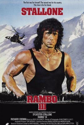 Poster phim Rambo Phần 3 – Rambo III (1988)