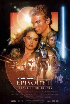 Poster phim Chiến tranh giữa các vì sao: Tập 2 – Cuộc xâm lăng của người Vô tính | Star Wars: Episode II – Attack of the Clones (2002)