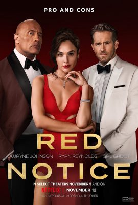 Poster phim Lệnh Truy Nã Đỏ – Red Notice (2021)