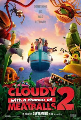 Poster phim Cơn Mưa Thịt Viên 2 – Cloudy with a Chance of Meatballs 2 (2013)