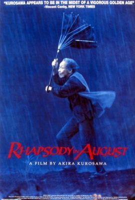 Poster phim Khúc Tráng Ca Tháng Tám – Rhapsody in August (1991)