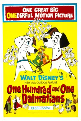 Poster phim 101 Chú Chó Đốm – One Hundred and One Dalmatians (1961)