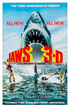 Poster phim Hàm Cá Mập 3 – Jaws 3-D (1983)