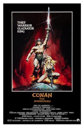 Poster phim Người hùng Barbarian – Conan the Barbarian (1982)