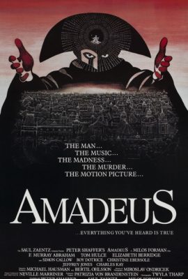 Poster phim Sự đố kỵ của thiên tài – Amadeus (1984)