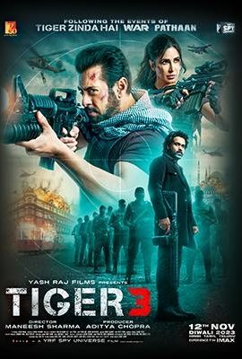 Poster phim Điệp Viên Tiger 3- Tiger 3 (2023)