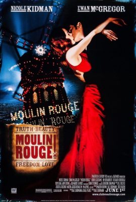 Poster phim Cối xay gió đỏ – Moulin Rouge! (2001)